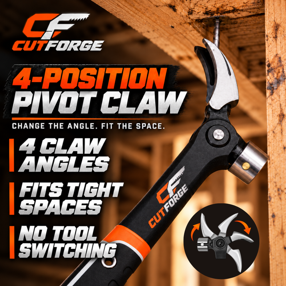 Cut Forge PivotClaw Hammer
